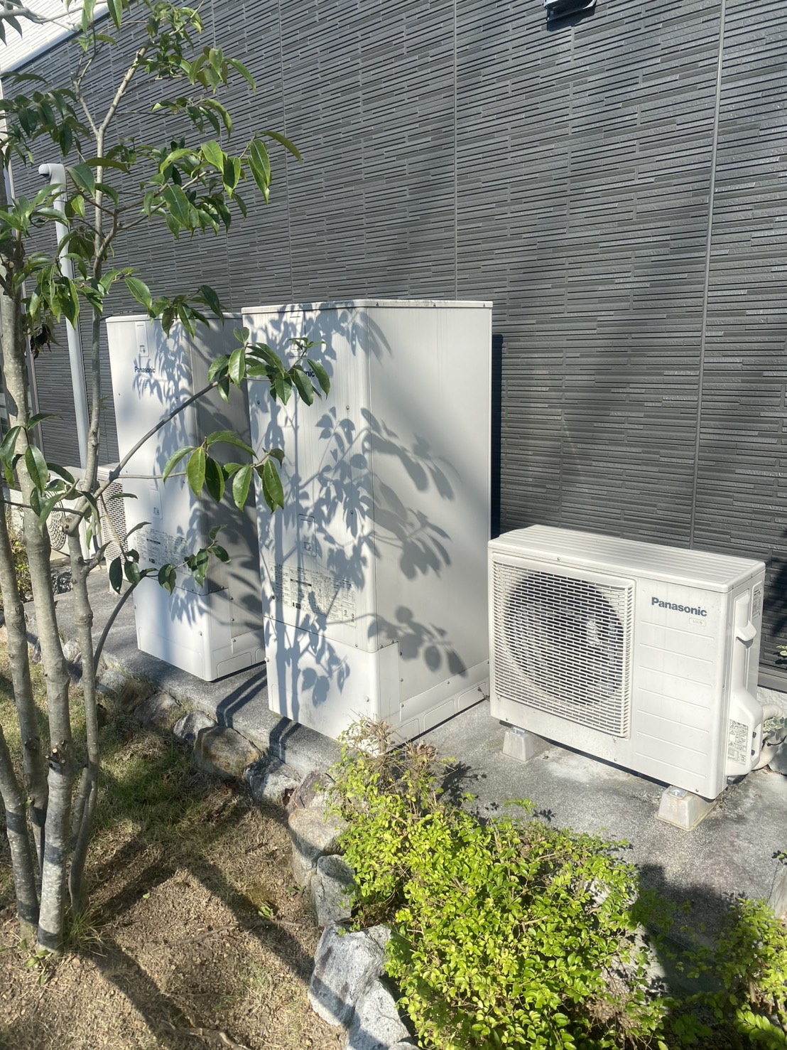 住宅に設置された省エネ空調設備